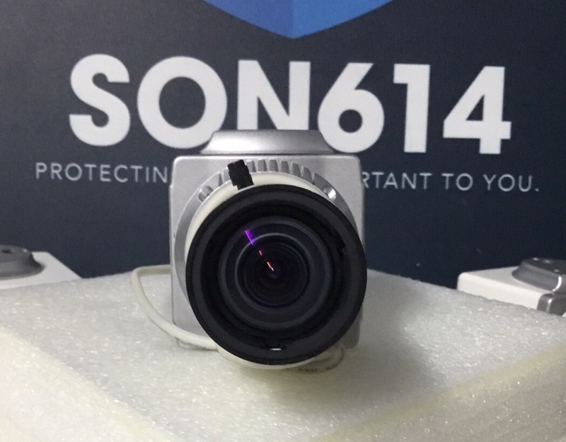 Ikegami ISD-A15 Security Cube Color Camera W/ 520TL 5-50mm Hyper WDR OSD TESTED! gallery