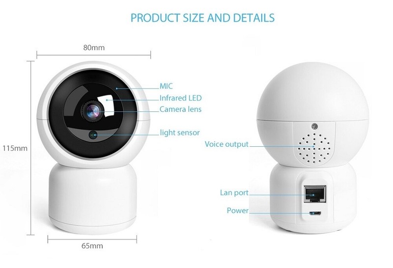 1080P Cloud Wireless IP Camera Intelligent Auto Tracking Of Human Home Security gallery