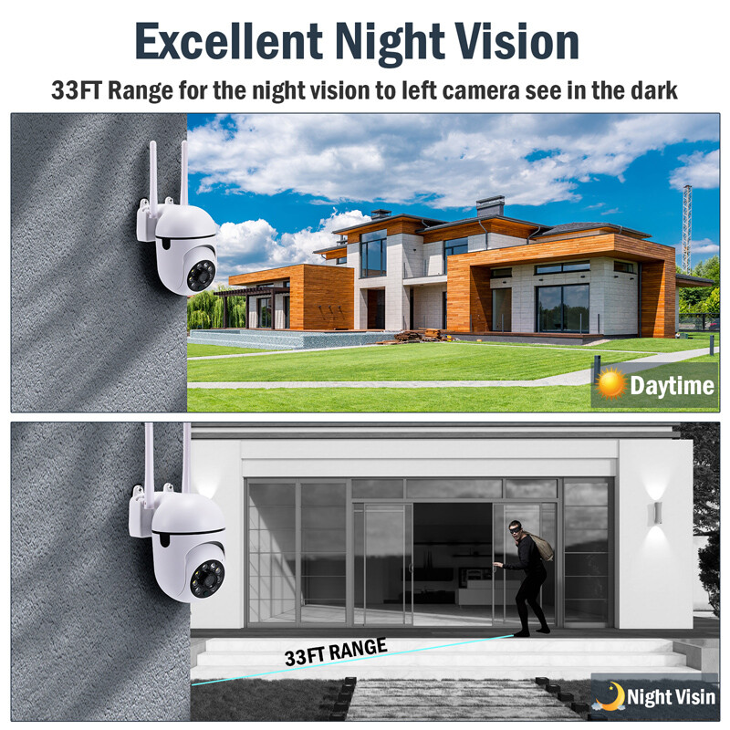 HD 1080P Wireless Security Camera Outdoor 5G WiFi Night Vision Motion Cam New gallery