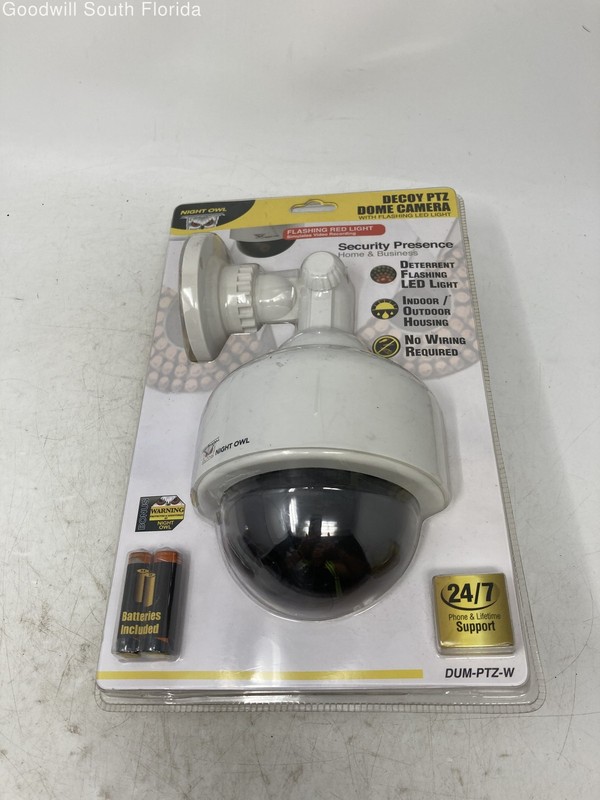 Night Owl DUM-PTZ-W White Security Decoy PTZ Dome Camera Factory Sealed gallery