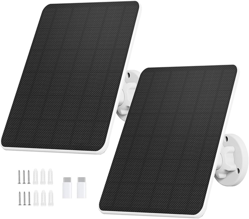 Power Your Security Cameras with 6W Solar Panel - Waterproof & Easy Install gallery
