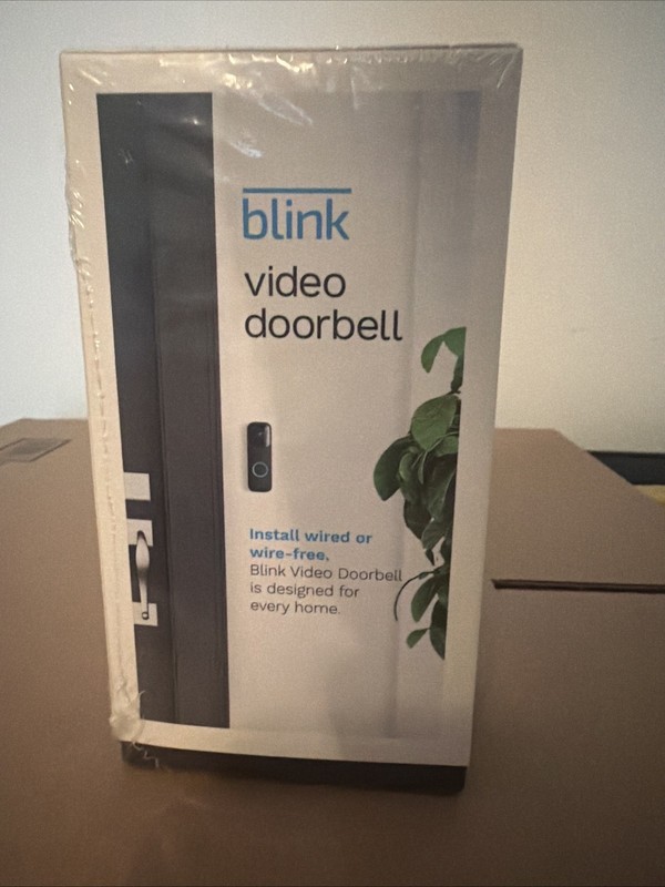 Blink Video Doorbell Security Camera New In Box gallery