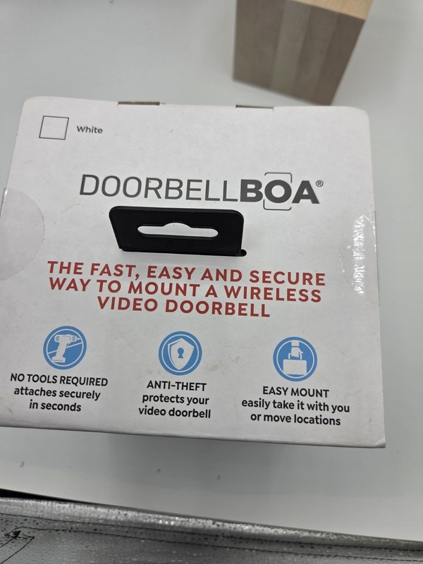 Anti-Theft Ring/Camera Video Doorbell Mount, Door Bracket No Drilling gallery