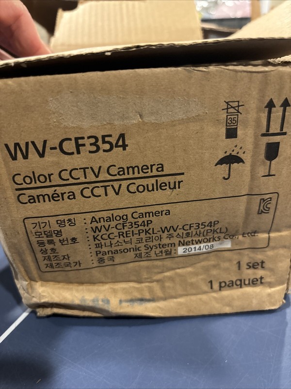 Panasonic Day/Night NTSC Fixed Dome Camera WV-CF354 Camera Only