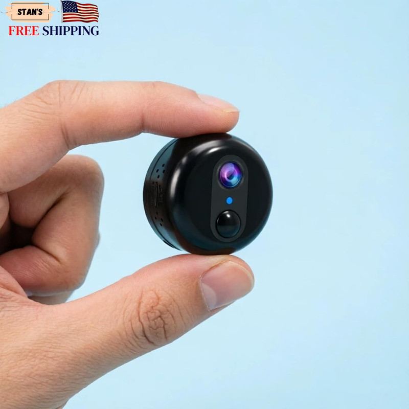 Mini Portable 4G LTE Cellular Security Camera with Magnetic Rotating Mount 4K HD