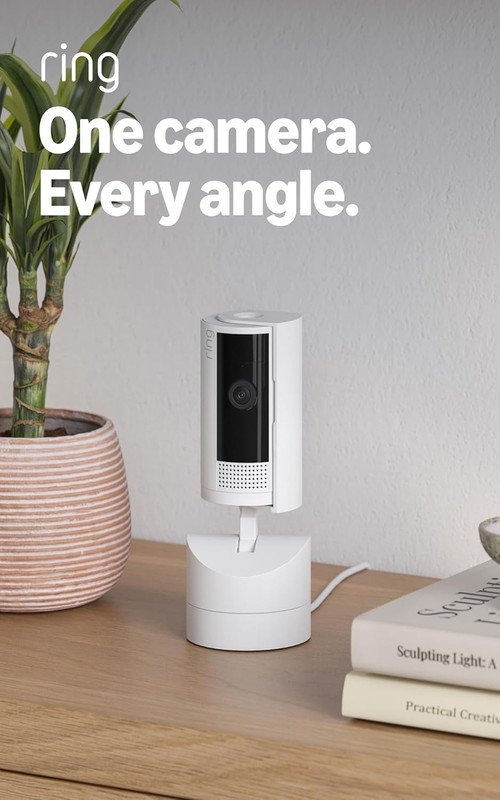 Pan-Tilt Indoor Cam (Newest Model), See All around Your Home or Business with 36