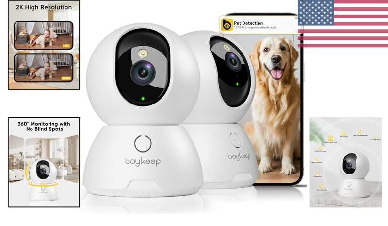 Advanced Indoor Security Cameras - HD Night Vision, App Control & Privacy Mode gallery
