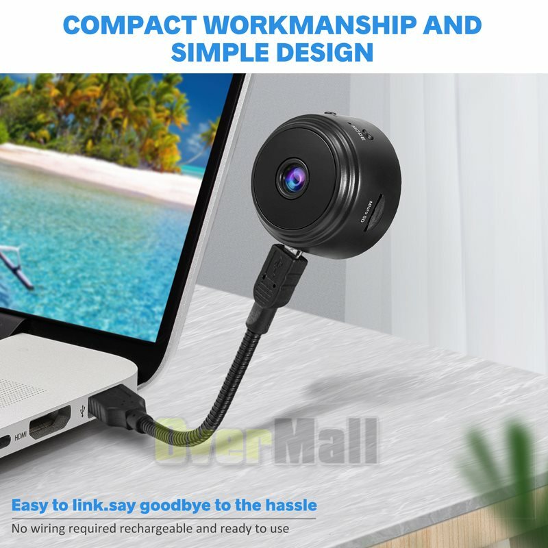 Mini Wireless Camera Wifi IP Home Security 1080P HD Night Vision Cam Electronics gallery