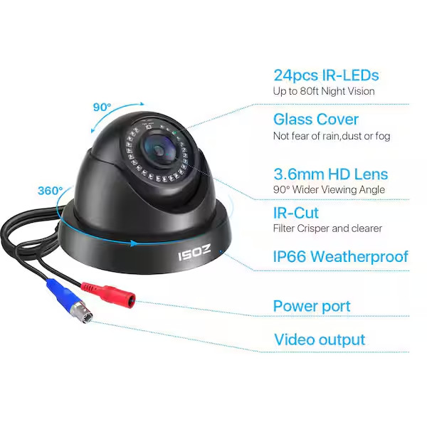 ZOSI 1080p Digital Security Camera – Wide Angle 105° Surveillance gallery