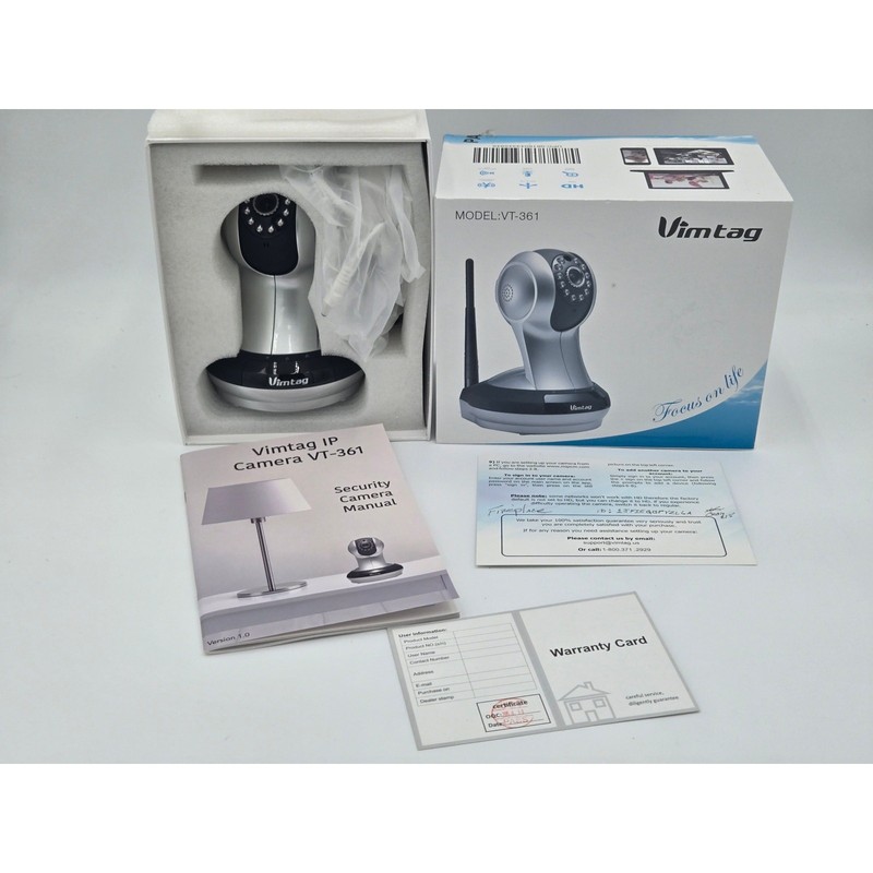3 Vimtag VT-361 720p HD Wireless IP Security Cameras Pan Tilt gallery