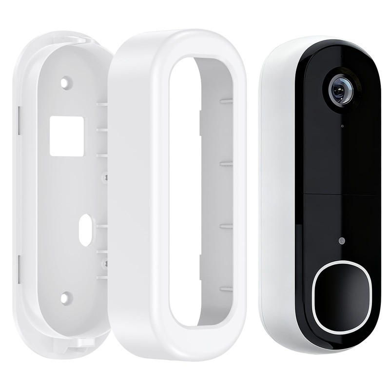 Adhesive Doorbell Camera Mount for Arlo Video Doorbell 2K 2nd Gen, NoDrill Mo…