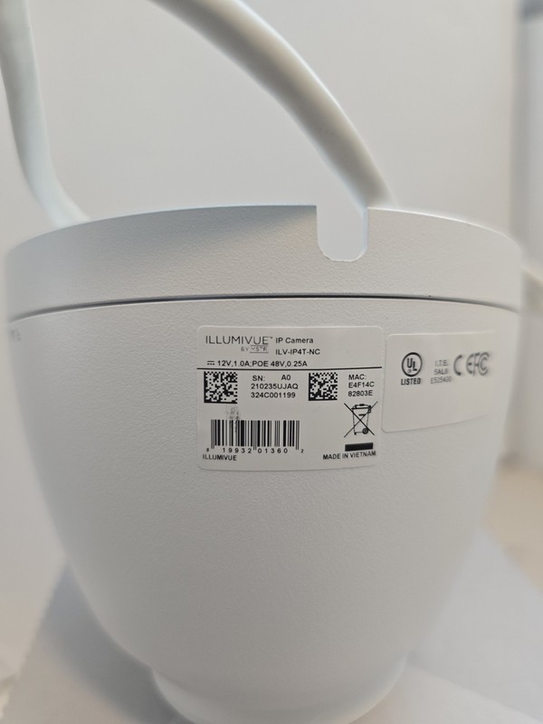 Illumivue IP4T-NC 4MP IP Turret Camera with NightColor UNTESTED gallery