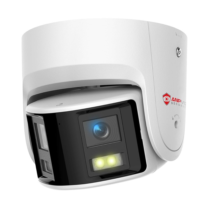 4K/8MP PoE Dual Lens Outdoor 180 Degree Wide Angle,180° Panoramic IP Wired wi…