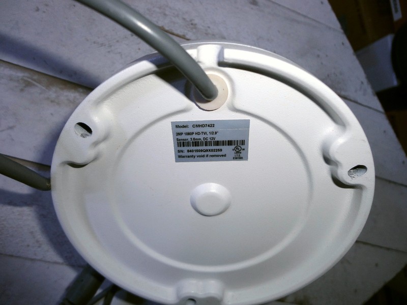 LTS CMHD7422 HD-TVI Dome Camera 2.1MP w/ BNC Cable gallery