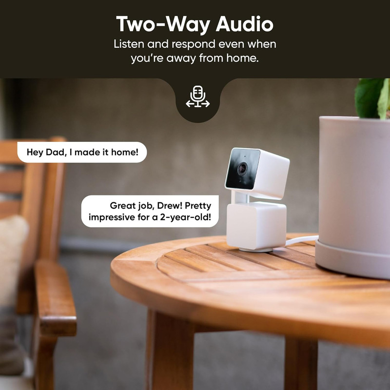 1080P 360° Smart Security Camera with Night Vision & Motion Tracking gallery