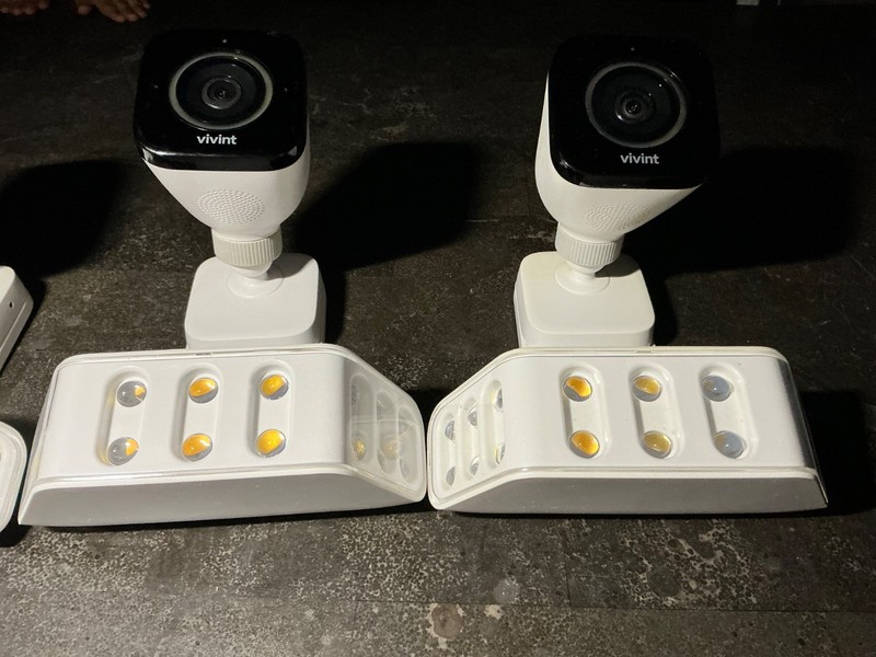 Vivint Outdoor Camera attached lights can talk back n forth gallery