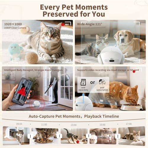 Moving Robot Camera 1080P 2-Way Audio Auto-Recharge Night Vision gallery