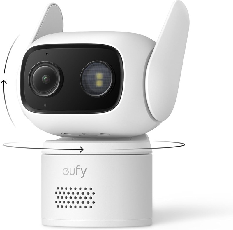 Dual Antenna 360° Wireless Camera with AI Detection for Indoor/Outdoor Use gallery