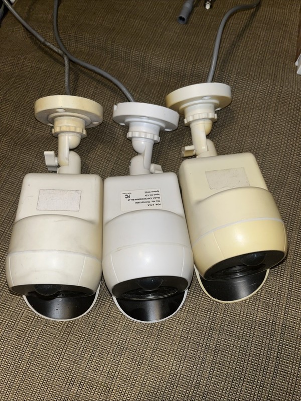Lot Of 3 - Night Owl White 5MP HD Security Cameras, CM-PXHD50NW-BU-JF - UNTESTED gallery