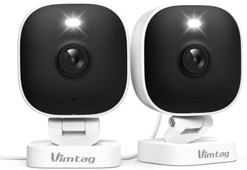 VIMTAG 2.5K Cameras for Home Security Outdoor/Indoor, Color Night Vision Secu... gallery