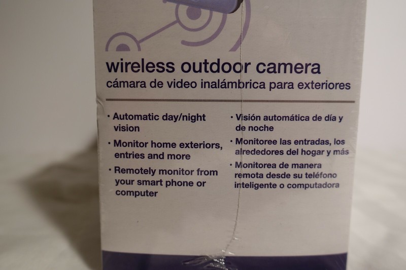 New Sealed Iris Wireless Outdoor Security Camera 720p Day Night Vision 474322 gallery