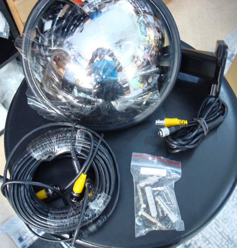 Lorex Color Concealed Security Mirror Camera Model CNC1020 IN BOX w/ 60ft. BNC gallery