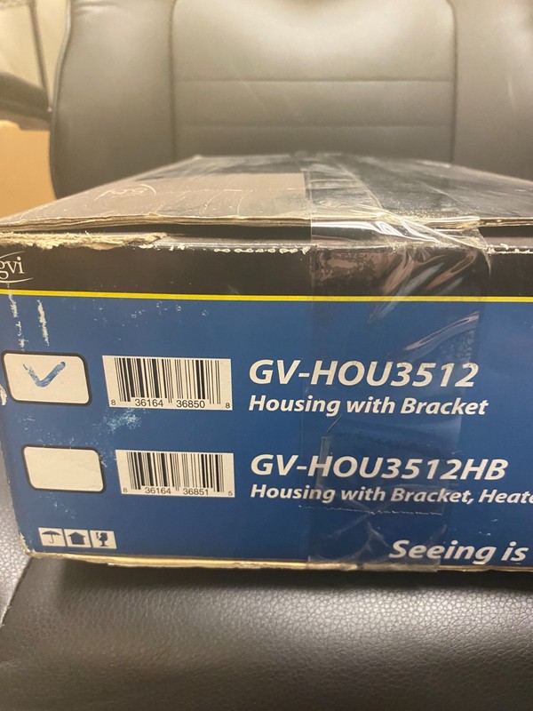 IP66 INDOOR/OUTDOOR CAMERA HOUSING AND BRACKET GV-HOU3512 NO CAMERA
