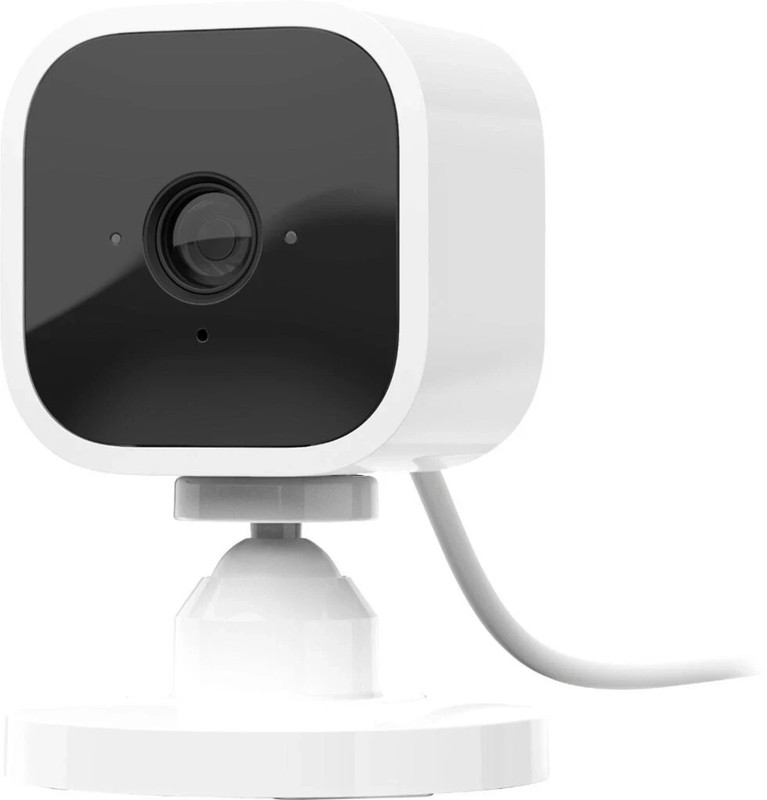 Blink Mini Indoor 1080p Smart Security Camera Plug-In Wireless (2-Pack) - White gallery