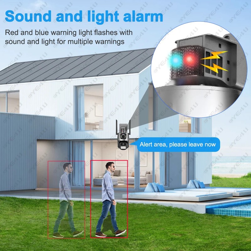 9MP IP WiFi Camera Outdoor Auto Tracking 6MP Security Waterproof Surveillances gallery