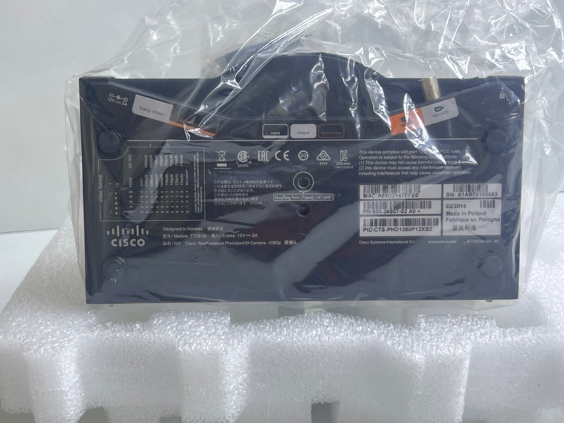 Cisco CTS-PHD1080P12XS2 PrecisionHD TTC8-02 Camera / PN: 800-36867-02 A0+ gallery