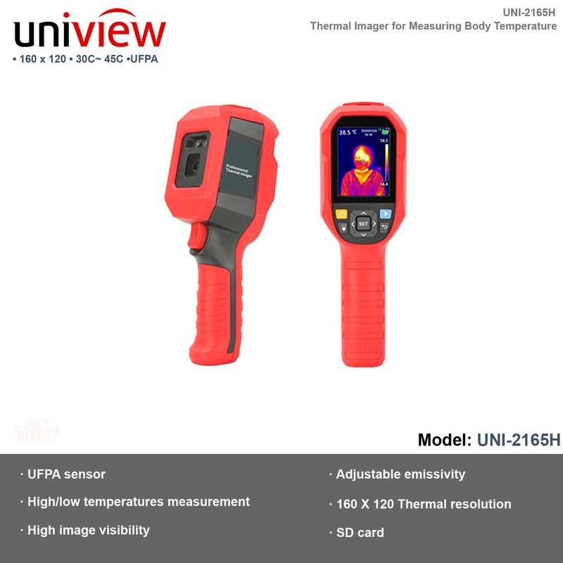 Brand New Uniview Uni-2165H Professional Handheld Thermal Imager/with Tripod