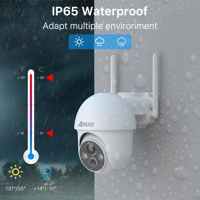 Solar Security Camera with Spotlight — 2K 360° Wireless Outdoor gallery
