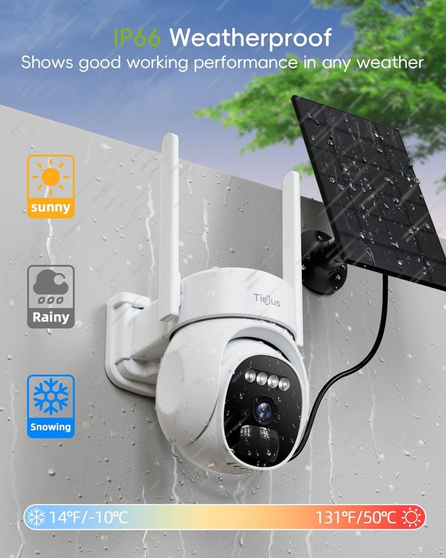 2.4G/5G Security Cameras Wireless Outdoor, 2K Solar Camera for Home Security,... gallery
