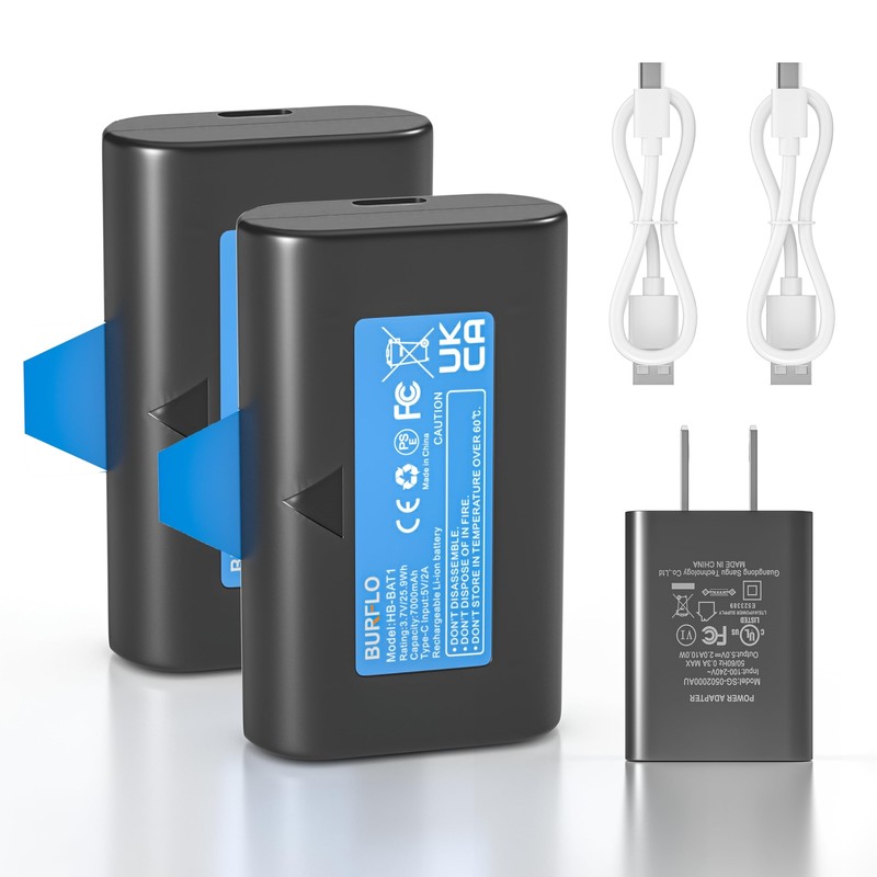 2-Pack Rechargeable Battery for SimpliSafe Wireless Outdoor Security Cameras
