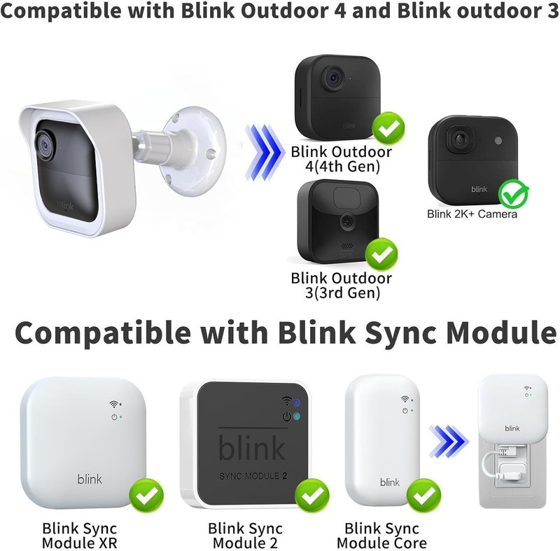 All-New Blink Outdoor Camera Housing Mount 3 Pack for 4/2K+ with Adjustable 3... gallery