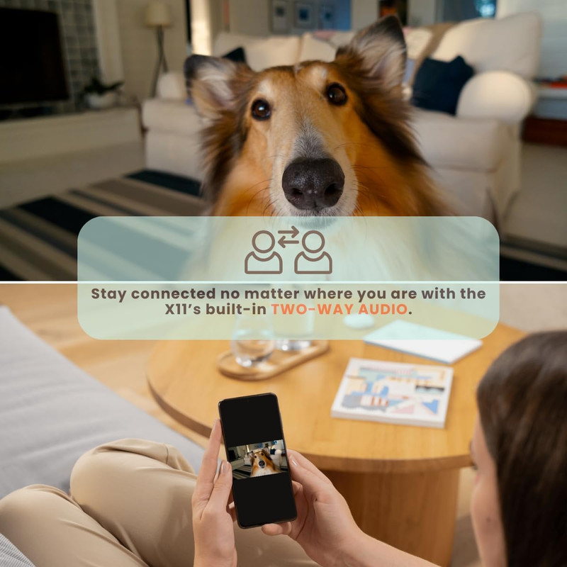 Vicohome X11 3K Security Camera Indoor – 360° Rotating Wifi Camera, Smart Motion gallery