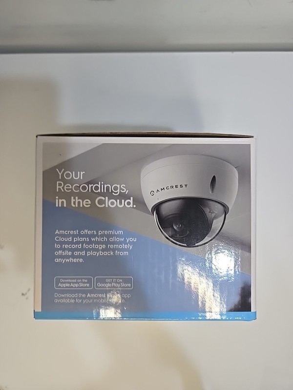 New ! Amcrest 5-Megapixel PoE Outdoor Security Dome IP Camera IP5M-D1188EW-AI-V3 gallery