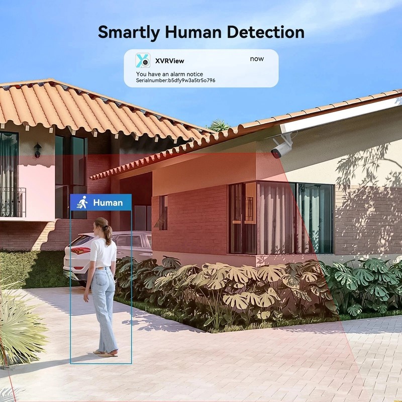 3MP Wireless Home IP Camera System CCTV WiFi 2-Way Audio 2TB HDD Waterproof gallery