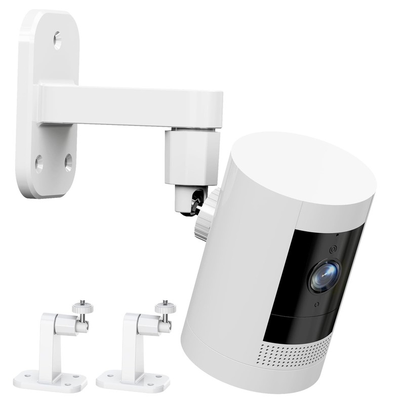 2 Pack Ring Camera Mount: 360 Degree Adjustable Wall Mount for Stick Up Cam B…