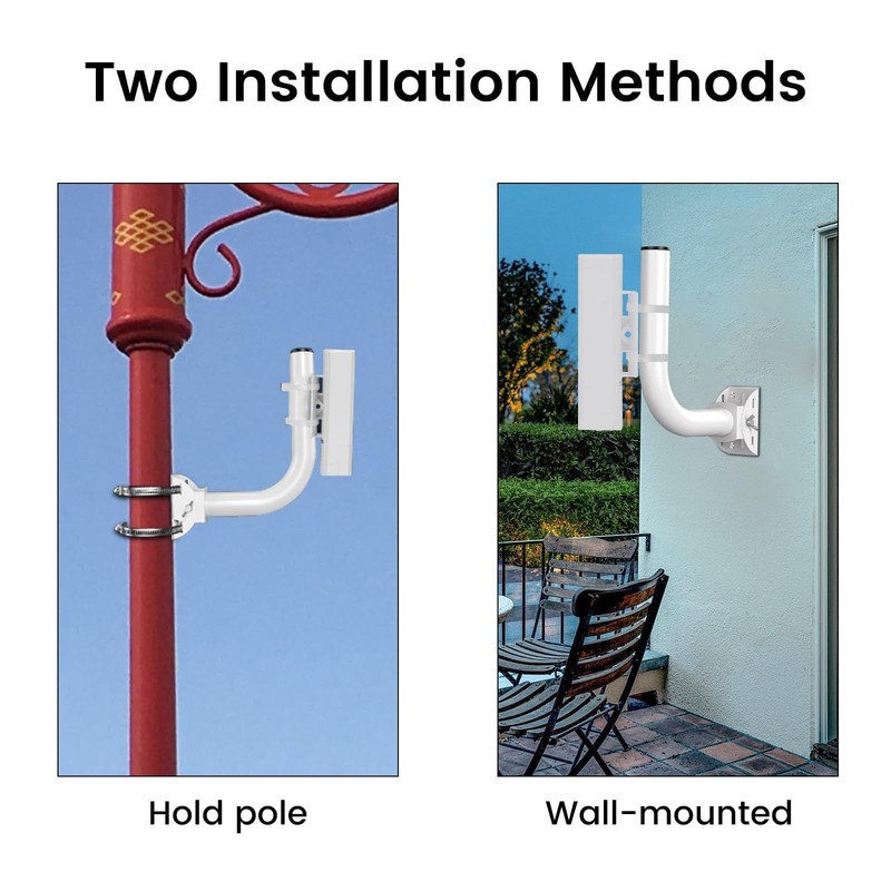 Universal Wireless Bridge Bracket Mount, ubiquiti Wireless Bridge, Pole Mount... gallery