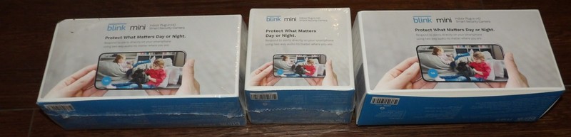 5 Lot Blink Mini Indoor Plug-In HD Smart Security Cameras - 3 New gallery
