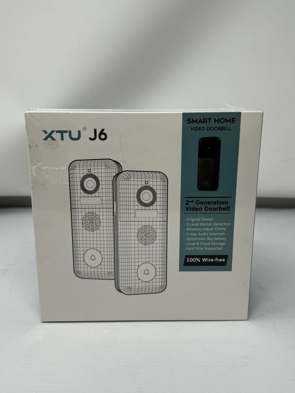 New XTU J6- WiFi Video Doorbell Camera, XTU Camera J6 Doorbell & Chime