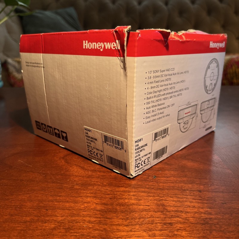 Honeywell HD51 Vandal Resistant Rugged Dome Camera Minidome White Parts Only gallery