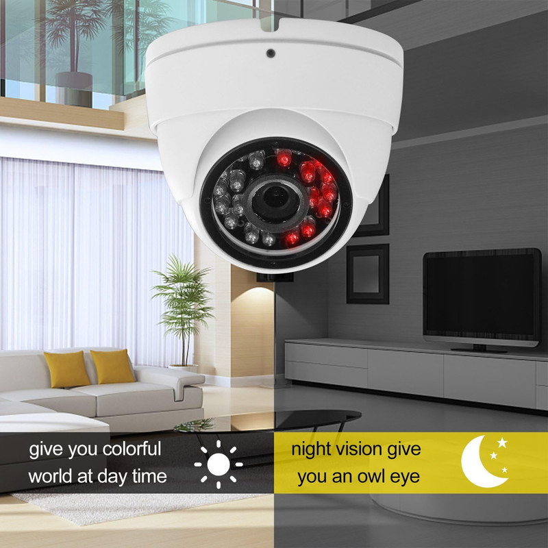 Analog CCTV Camera HD 1080P 4-In-1 (TVI/AHD/CVI/960H Analog) Security Dome Camer gallery