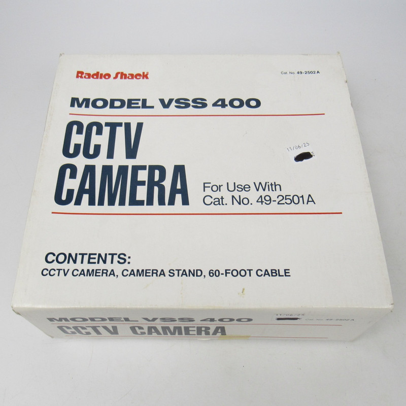 Radio Shack CCTV Camera for VSS 400 Observation Monitor 49-2502 – Open Box