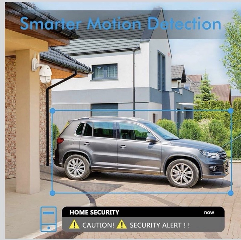 Outdoor 1080P Security Camera, 355° Pan 90° Tilt, Night Vision, Waterproof IP66 gallery