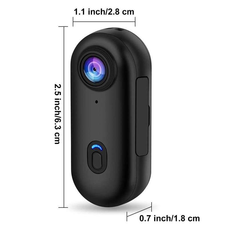 Action Camera Mini Necklace Camera Magnetic Wearable Cam Waterproof Bike Camera gallery