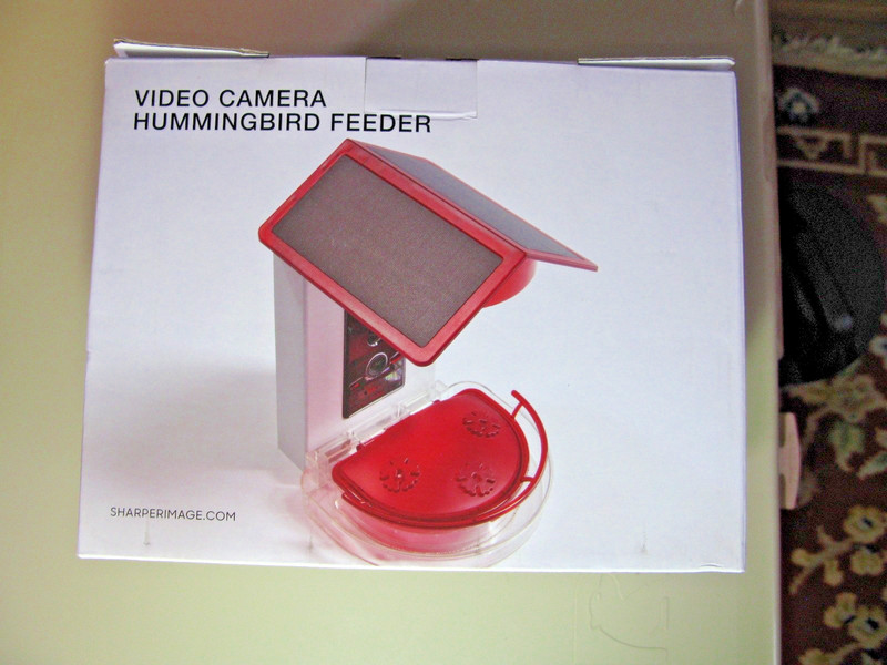 Hummingbird Feeder, Sharper Image Video Camera w/ Solar Panel 1080P HD Wi-Fi 2MP gallery