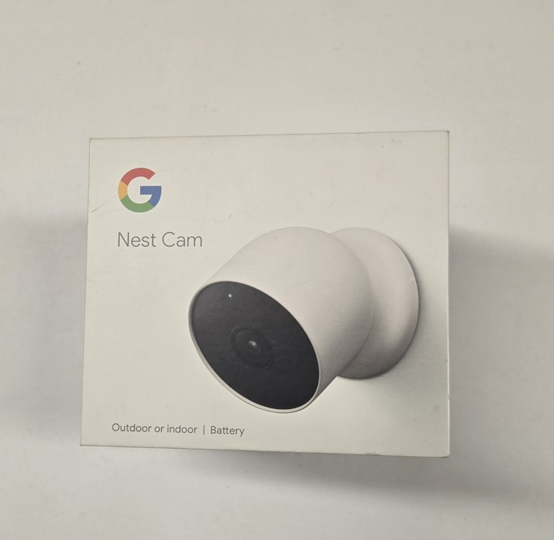 Google Nest Cam Battery Indoor/Outdoor Wireless Wi-Fi 1080p Night Vision White