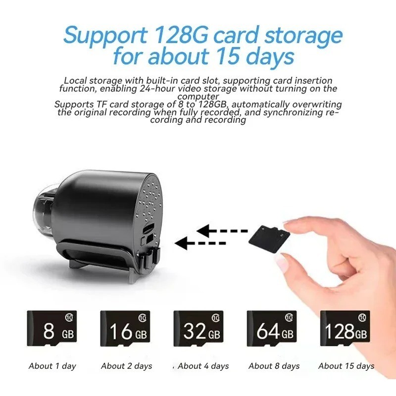 1080P Mini Camera CCTV WiFi HD IP Night Vision Camcorder Home Security Cam US gallery